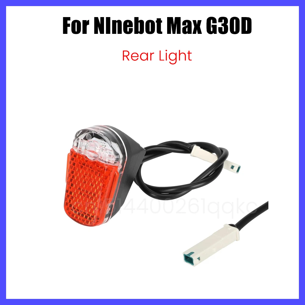 

Rear Taillight for Ninebot Max G30D Electric Scooter LED Brake Warming Safety Light Rear Fender Lamp Replacement Parts