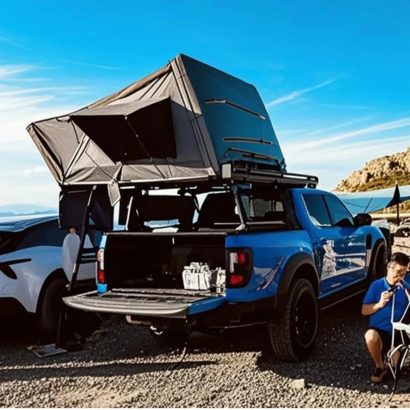 Roof Tent Hard Folding Flip SUV Car Aluminum Alloy Hard Top Fully Automatic Quick Opening