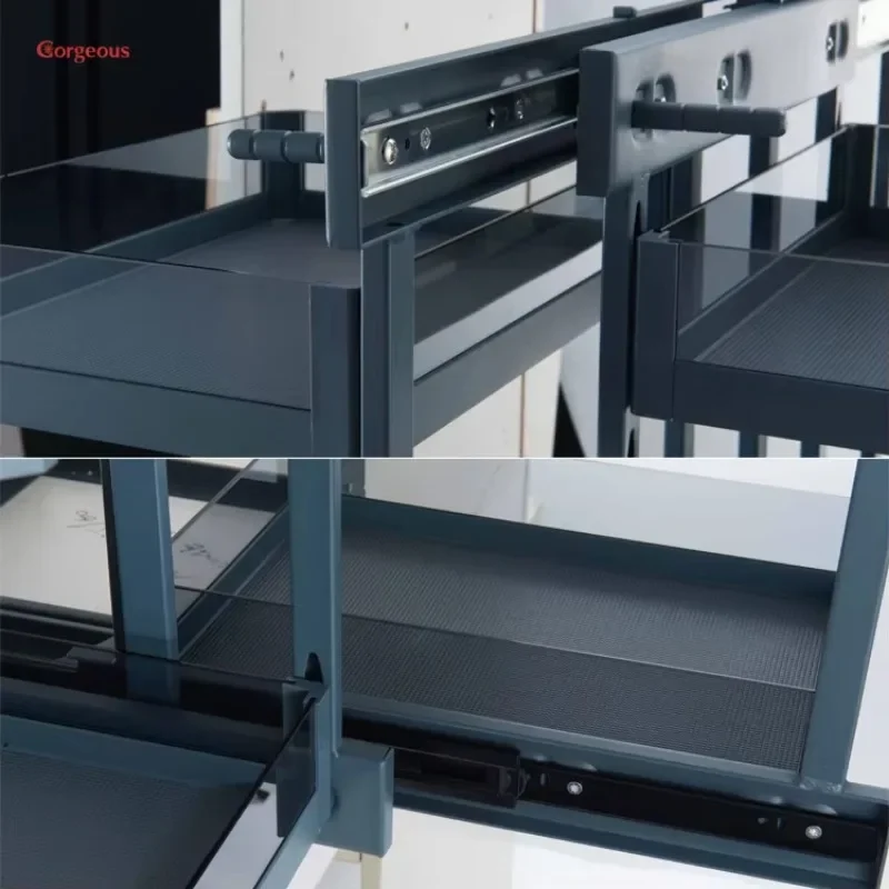 Modular Pantry Organizer Accessories System Carton Cabinets Kitchen Storage OEM ODM Modern Baskets Kitchen Drawers