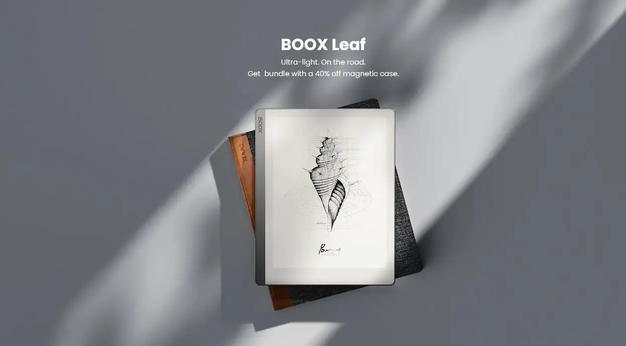 small eink screen lighter and pocket Ereader for Boox Leaf
