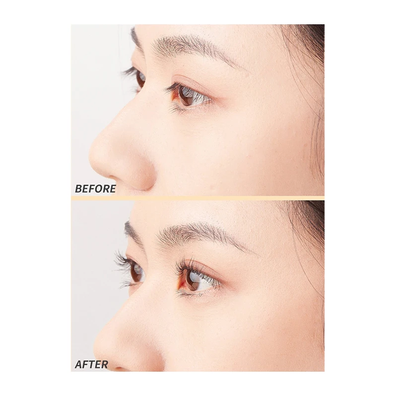 1PC Piegaciglia Senza cornice Curl Dente Pettine Styling portatile Grandangolo Piegaciglia Comodi cuscinetti in silicone Strumento per il trucco degli occhi