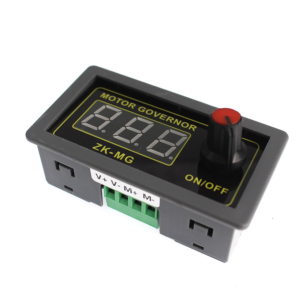 DC 5-30V 12v 24v 5A DC Motor Controller PWM Adjustable Speed Digital display encoder duty ratio frequency MAX 15A ZK-MG