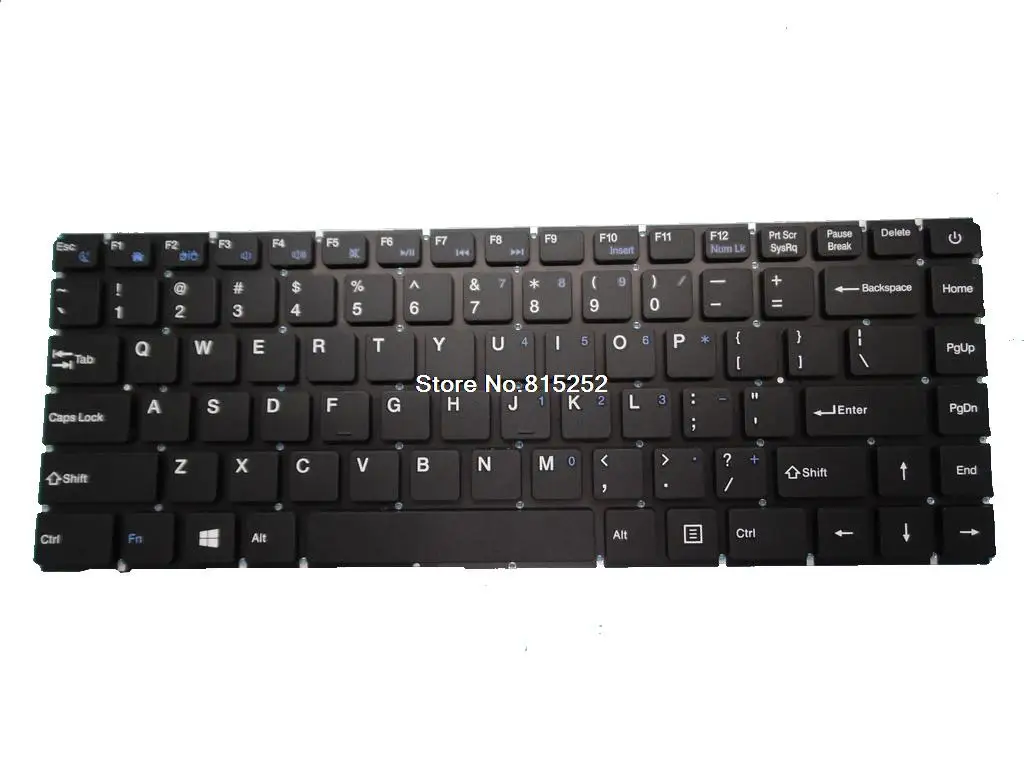 

Laptop Keyboard For Digma EVE 15 C407 ES5054EW Black without Frame United States US