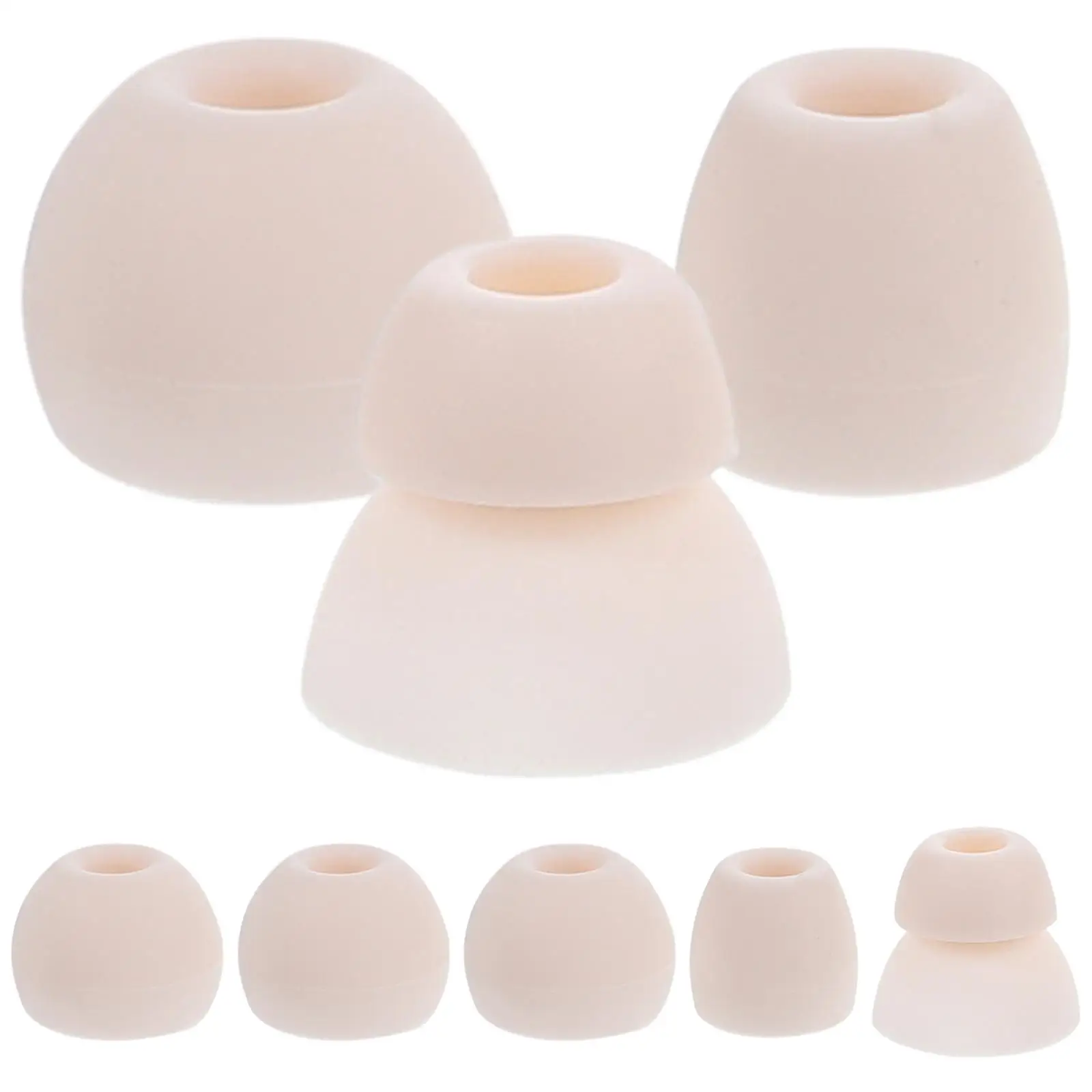 

8 Pcs Earphone Earbuds Cover Silicone Sleeve for Tip Case Earth Tones