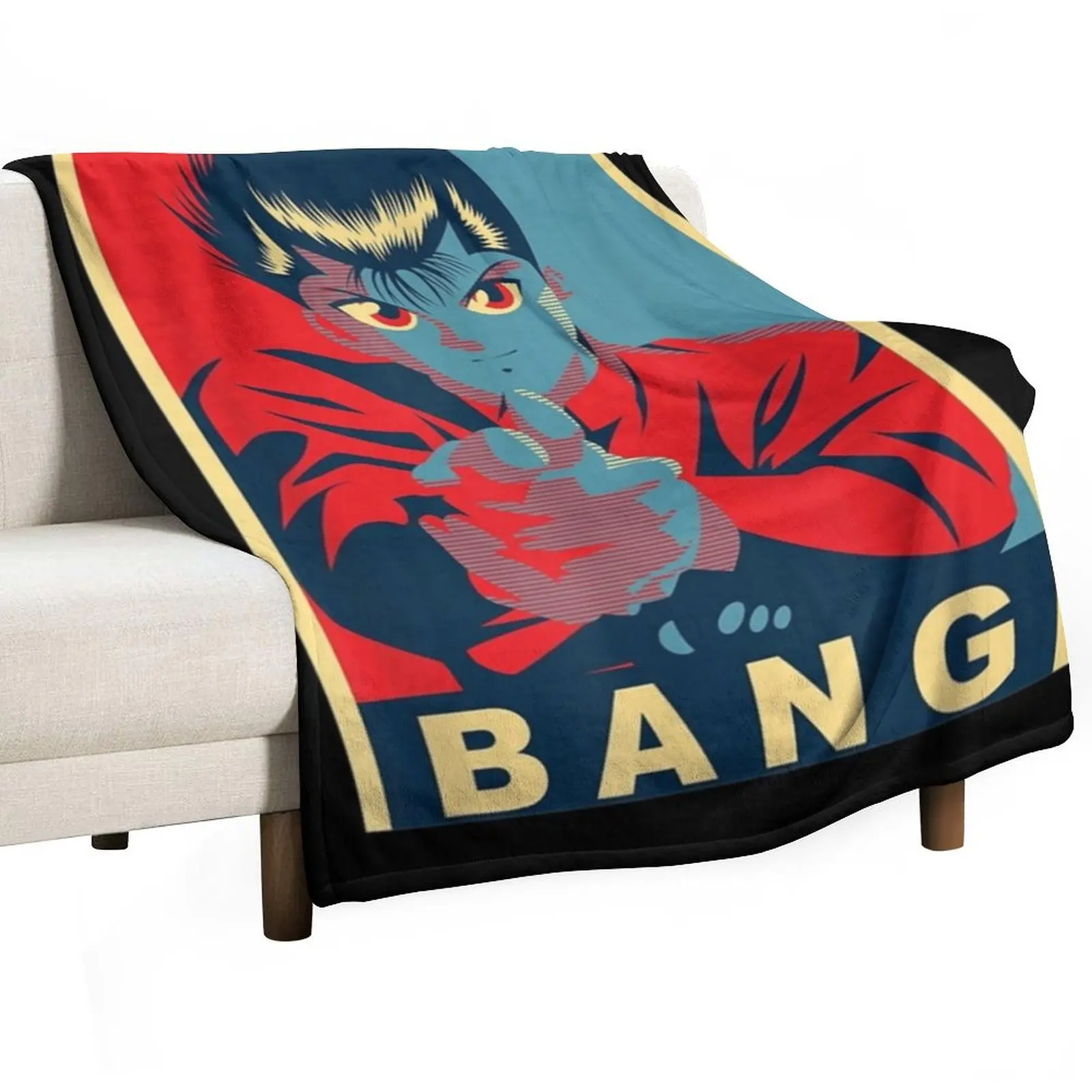 

Yuyu-Hakusho-Team Classic . Throw Blanket Thermal Heavy Plaid for babies Blankets