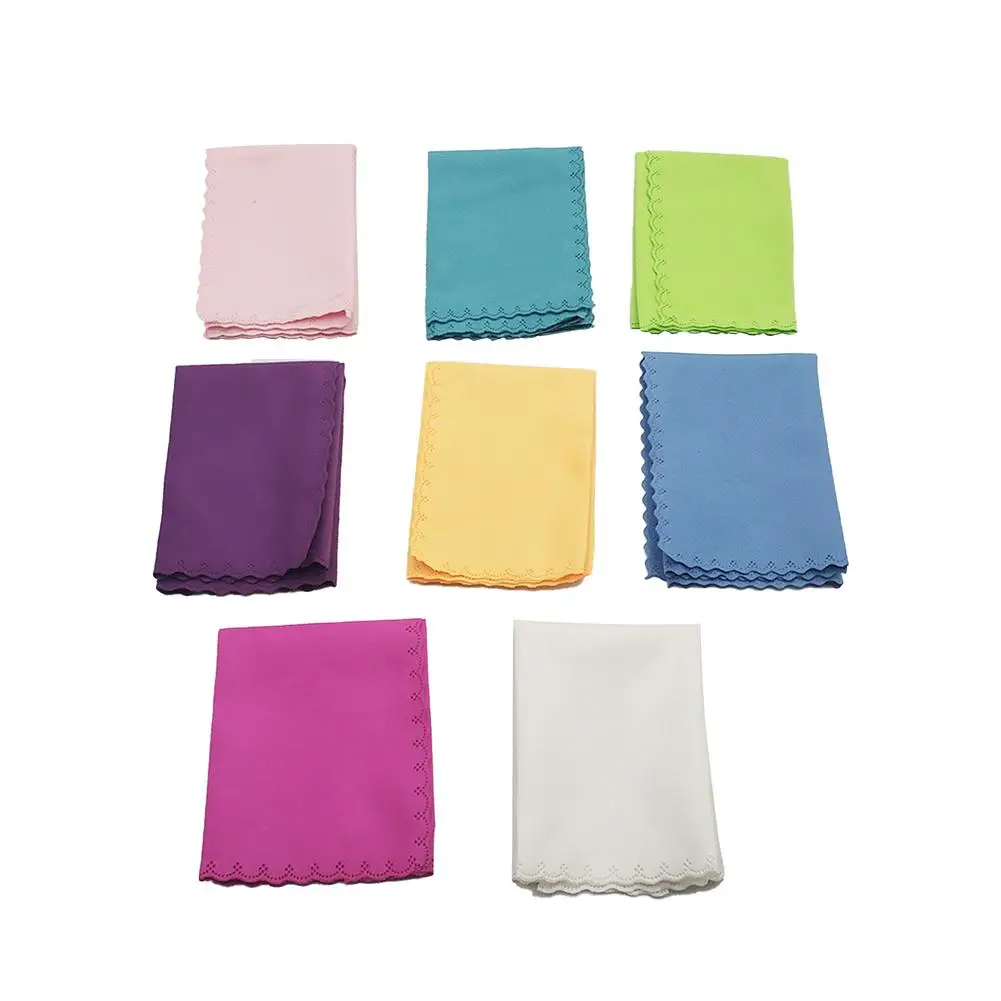 5pcs Cleaning Cloth Cotton Towels Piano Guitar Violin Universal Musical Instrument Wiping Cloth Reusable