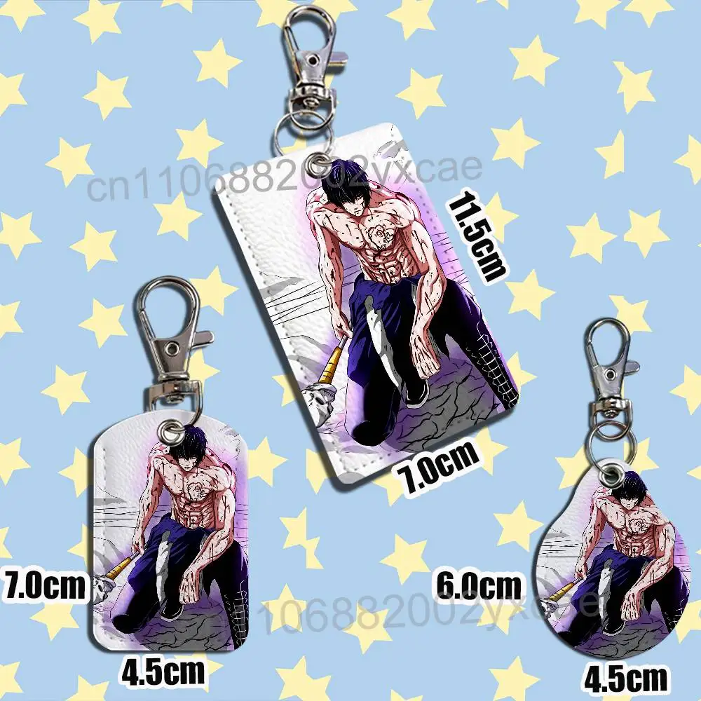 Beelzebub Record of Ragnarok Keychain Holder Suitable For Subway Bank Card Bus Card Case Badge Holder Wallet Card Textured view 5