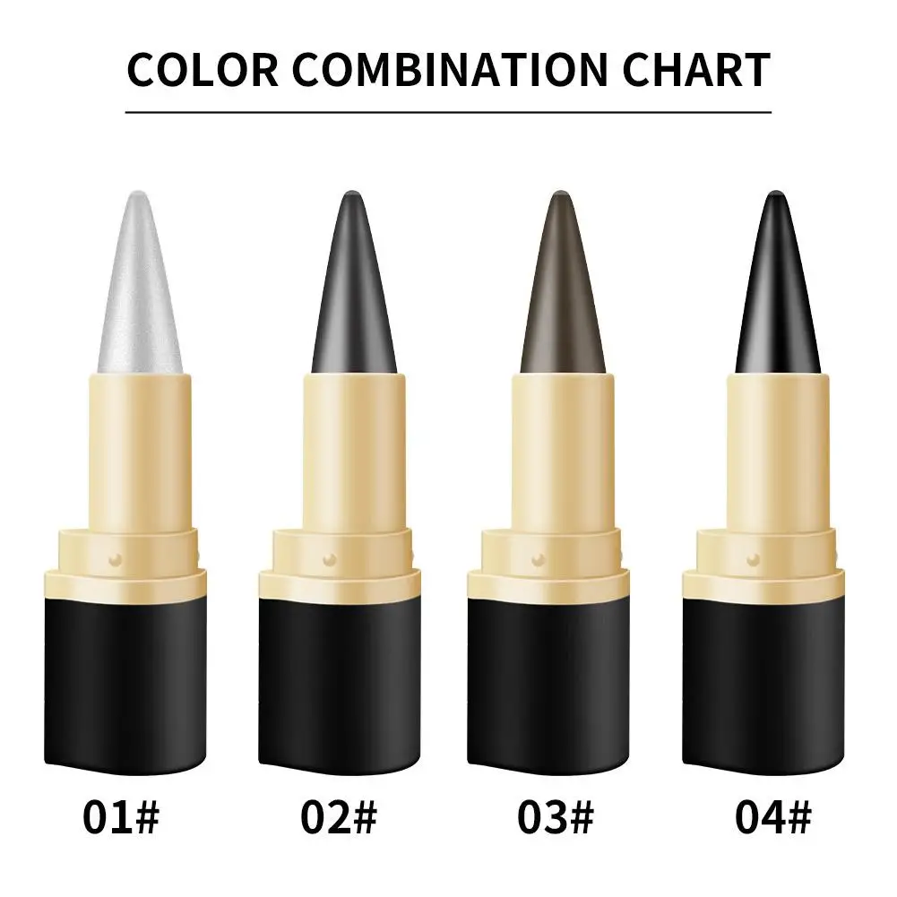 1pc preto à prova dwaterproof água delineador creme de longa duração fácil delineador maquiagem usar delineador gel rápido secagem para caneta fosco olho cosméticos