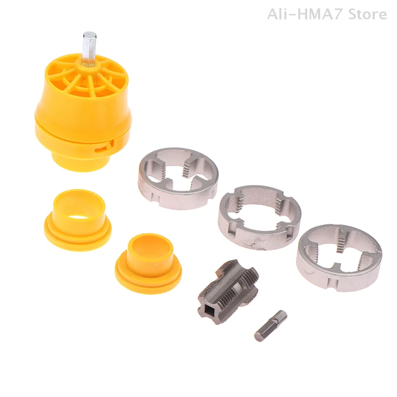 Kit Threader Pipa Pvc Kompatibel Bor Listrik dengan Berbagai Ukuran Mati 1/2 ''3/4'' untuk Aksesori Bor Listrik