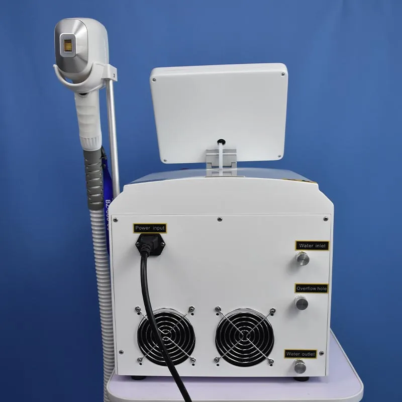 2023 Painless 808 Diode L-ase-r Hair Removal Machine 2000W High Power Ice Platinum 3 Wavelength 755 808 1064 for Salon Beauty