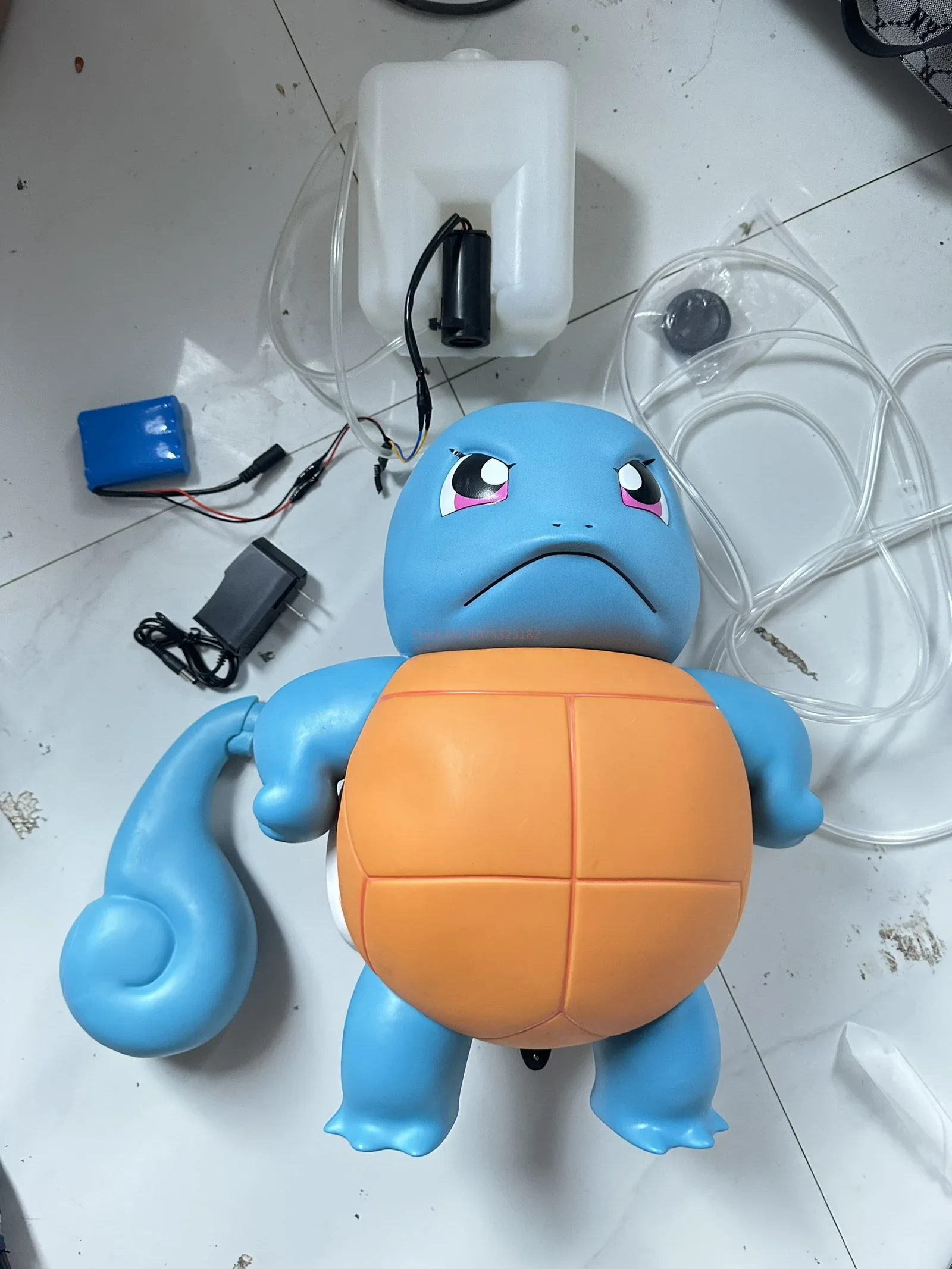 Popular Toys Anime Pokemon Squirtle Will Spray Water Jenny Turtle Car Accessories Spray Water Big Size Proud And Cute Model Toy