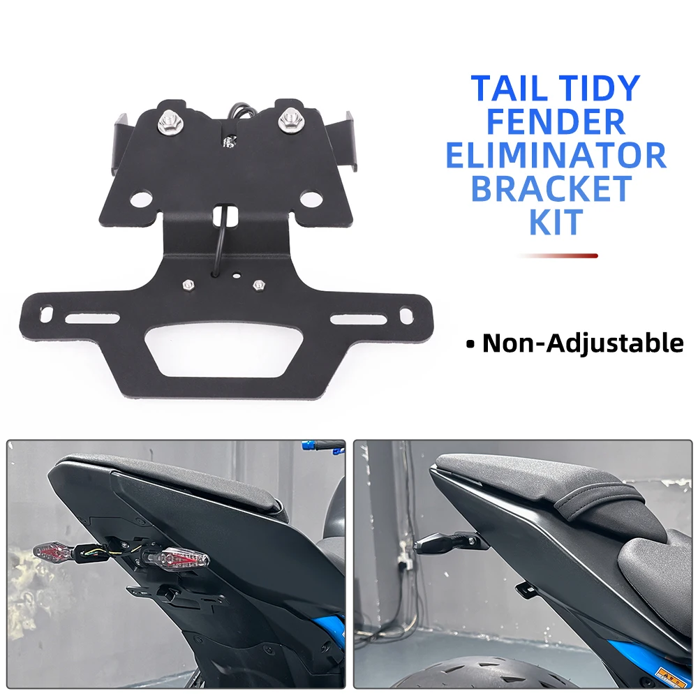 2024 GSX 8S Tail Tidy Fender Eliminator Kit For Suzuki GSX-8R GSX-8S GSX8R GSX8S 2025 License Plate Bracket LED Brake Signals
