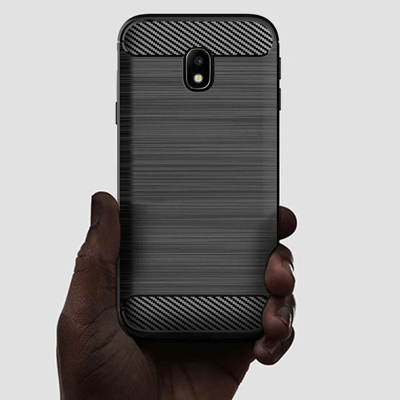 Case For Samsung Galaxy J3 2017 J330 Case EU version) Silicone TPU Bumper Carbon Cover for Samsung Galaxy J3 Pro 2017 J330 J330F