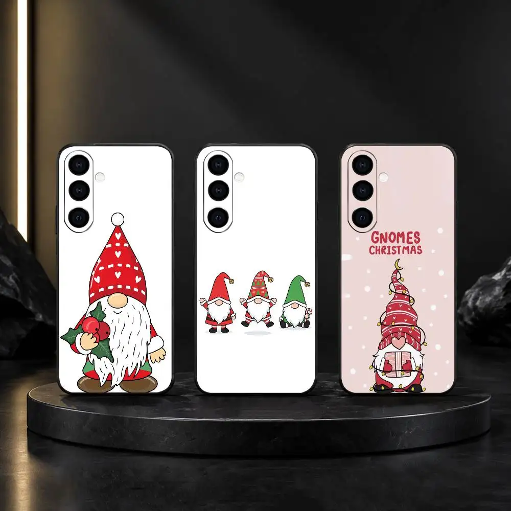 Santa Claus Christmas Phone Case For Samsung Galaxy A20,21s,22,31,32,52,53,72,73,80,91 Soft Black Shell