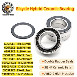 1pcs 6901RS Hybrid Ceramic Bearing 12x24x6mm ABEC-9 Si3N4 Ceramic Balls 695 696 699 6902 6903 2RS for MTB Road Bike Hub Pedal