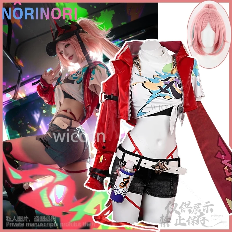 New Anime Honkai: Star Rail Cosplay Rappa Costume Uniform Woman Girls Halloween Lolita Christmas Cos Wigs Props Customized Suit