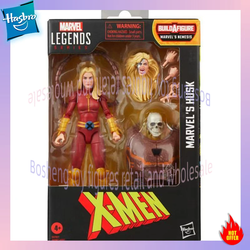 Hasbro Marvel Legends Series x-men Nemesis Set Wolverine Gambit Marrow 6-inch action figure model gift toy collectibles view 2
