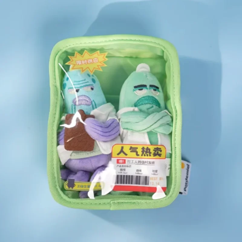 

In Stock Genuine Potdemiel Spongebob Squarepants Bikini Bottom Resident Funny Plush Morning Rush Fish Platter Coin Purse Gifts