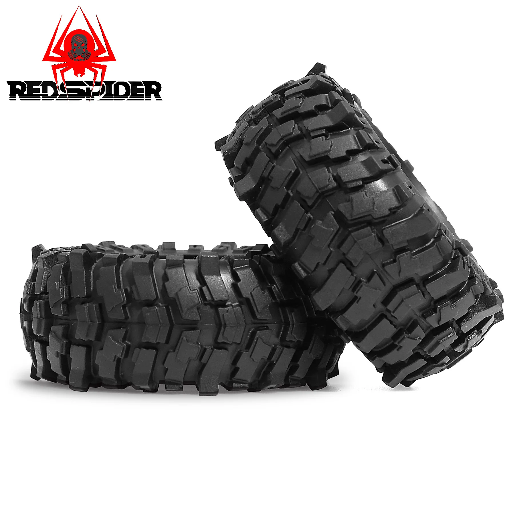 conjunto-de-4-pneus-de-substituicao-para-veiculos-rc-de-escalada-com-19-polegadas-88-mm-para-uso-em-terrenos-acidentados-±2-3-mm-de-tolerancia-nas-medidas-ideal-para-atualizacao-de-veiculos-rc-em-escala-1-10