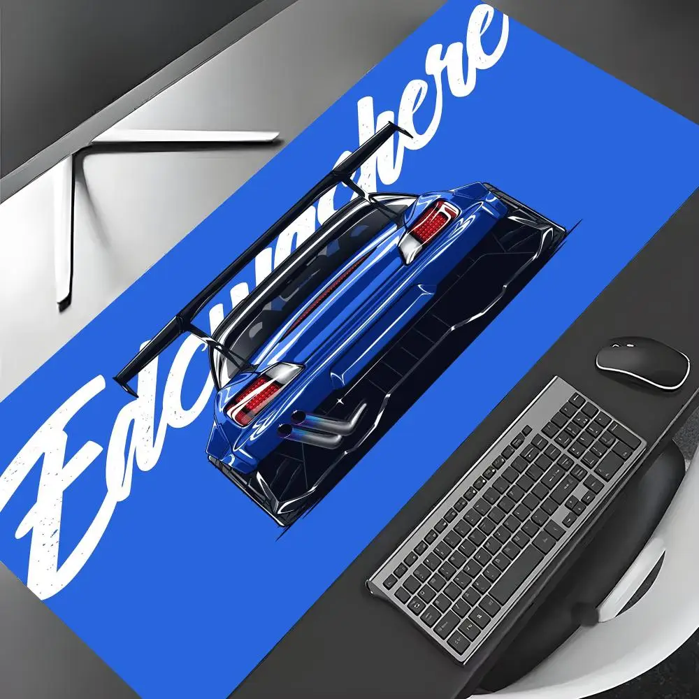 

Blue sports car design Mouse Pad Desk Mat Gaming mat gamer pc accessories rubber anti-slip keypad expansion mousepad office pad