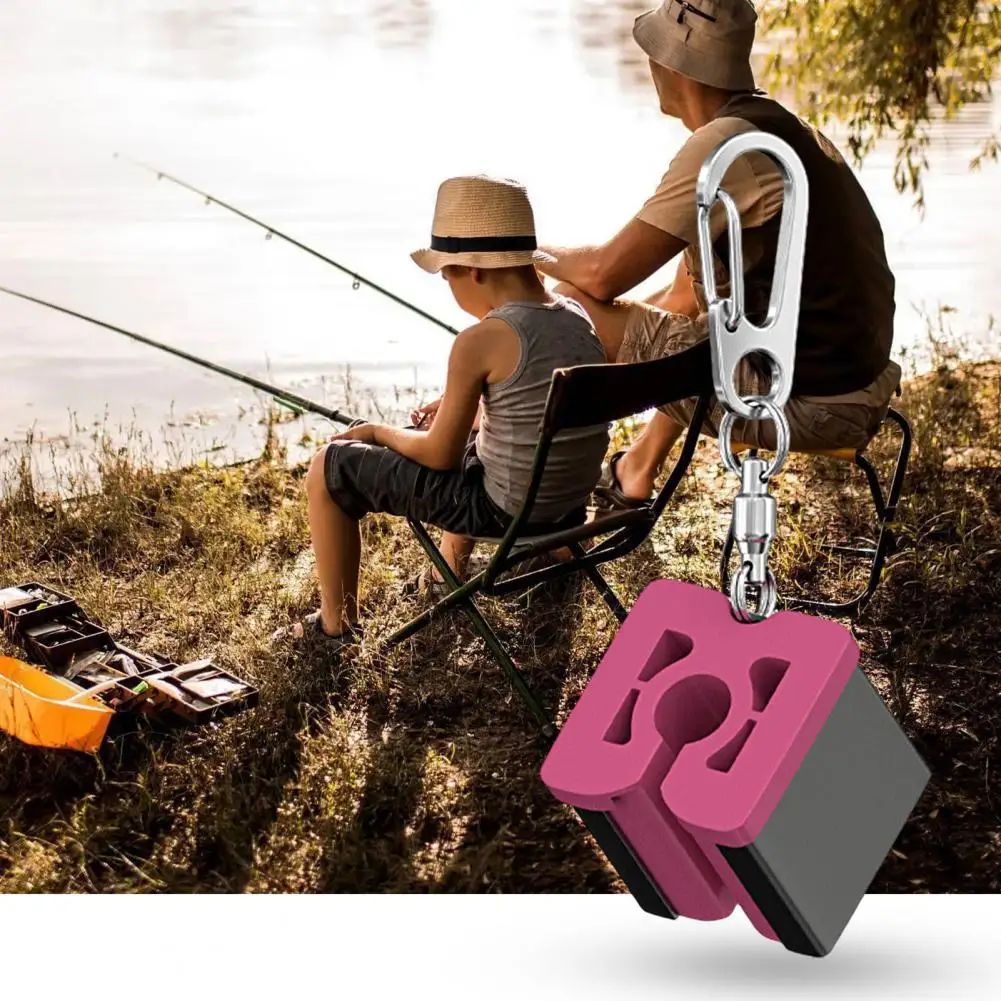 Fishing Rod Holder  Practical Vivid Color Portable  Colorful Fishing Rod Clip Holder Fishing Tackle Outdoor Fishing