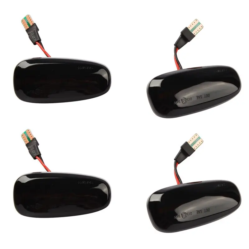 A11M-4Pcs Car Side Marker Light LED Turn Signal Indicator Lamp For Opel Zafira A 99-05 Astra G 98-09