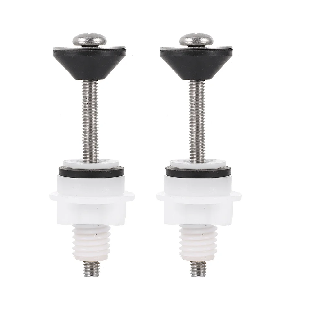 

2Pcs Toilet Seats Bolts Stainless Steel Replacement Fixing Screws Durable Universal Toilet Seat Hinges Accessories Parts