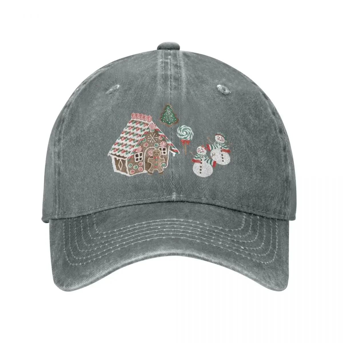 Mint To Be Together Gingerbread House Cap Cowboy Hat Horse Hat Woman Cap Men's