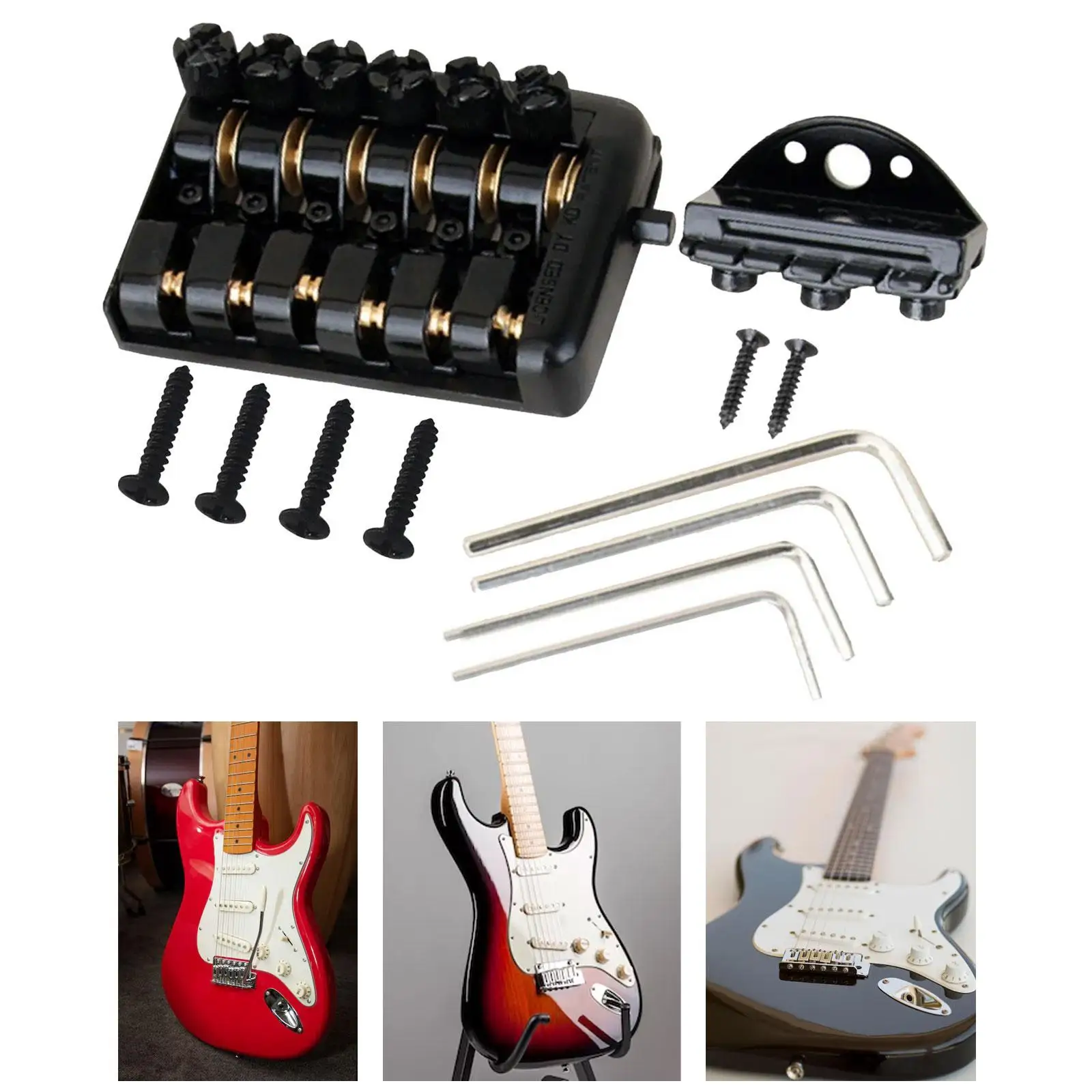 

Electric Guitar Bridge Tailpiece Guitar Accessory for Accessory DIY Replaces