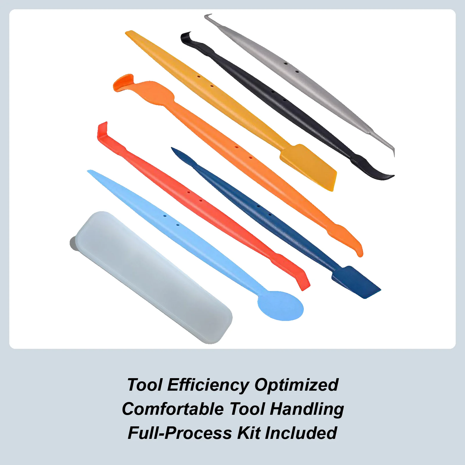 Window Tint Tool Set 7-Piece Handheld Vehicles Window Tint Squeegee Tool For Beginners Professionals Men Drivers Yard Garage