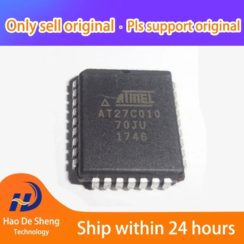 

10PCS/LOT AT27C010-70JU AT27C010 ATMEL PLCC-32 New Original in Stock