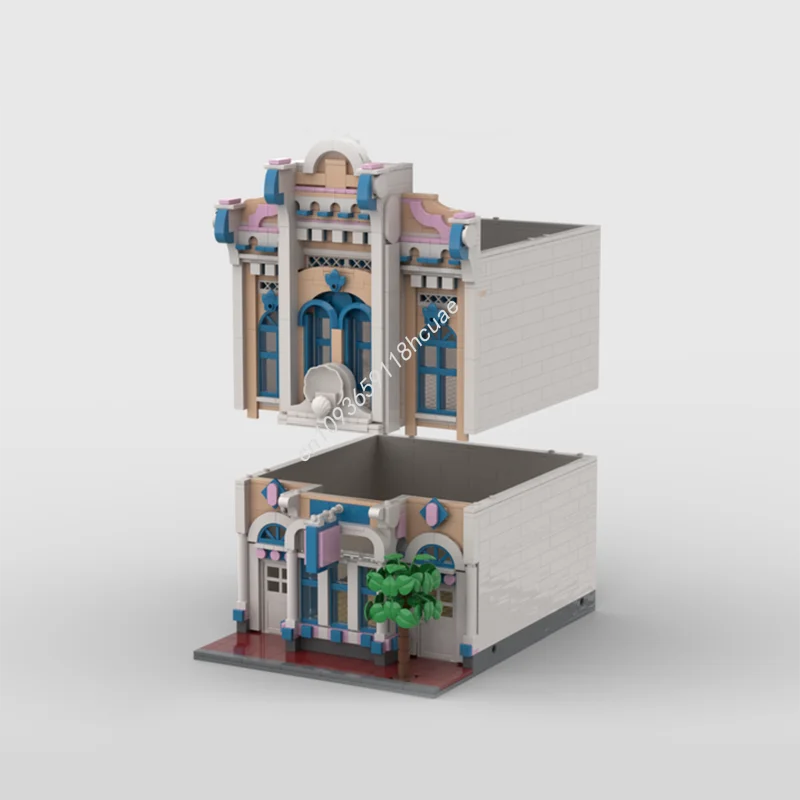 

1483 деталей MOC «Волшебное королевство: Кондитерская» — вторая модель Disney, конструктор, креативный подарок на Рождество