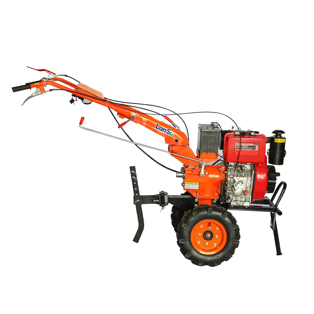 lansu power weeder with rototary tiller popular in water land