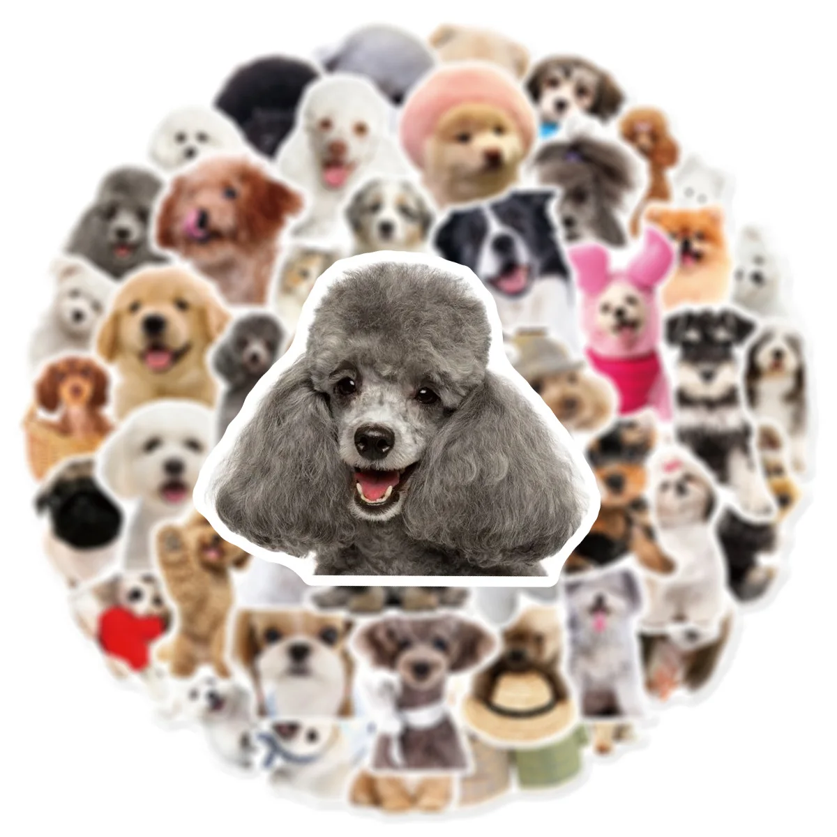 

10/50PCS Cute Realistic Puppy Meme Graffiti Stickers Kawaii Dogs Cartoon Decal Notebook Phone Guitar Skateboard Classic Kid Toys