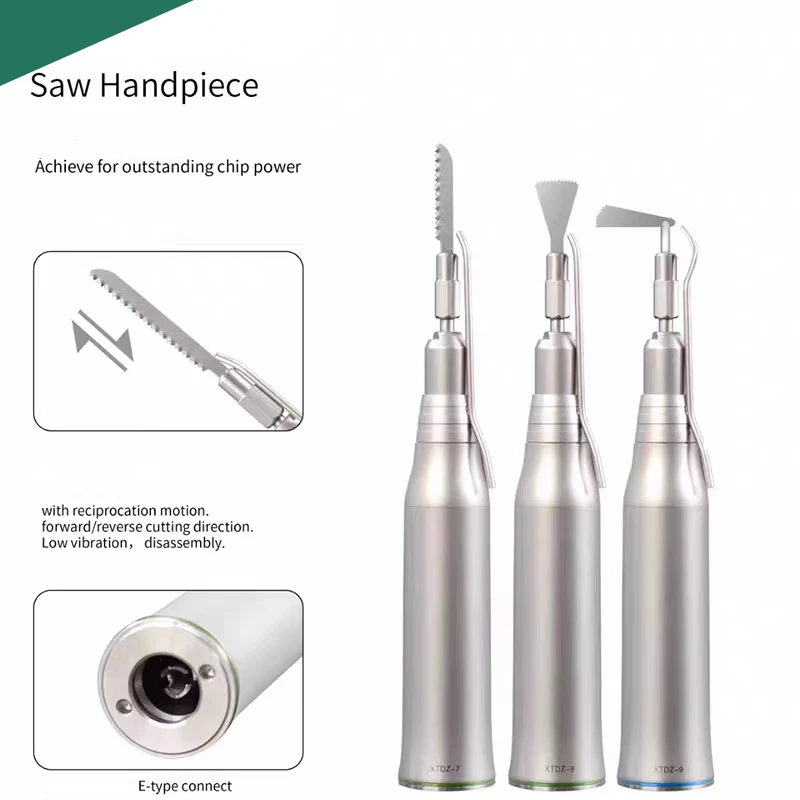 

Oral Saw Straight Handpiece Dental Reciprocating Saw Blade Bone Cutting Tip Dental Implantology Micro Surgical Tool