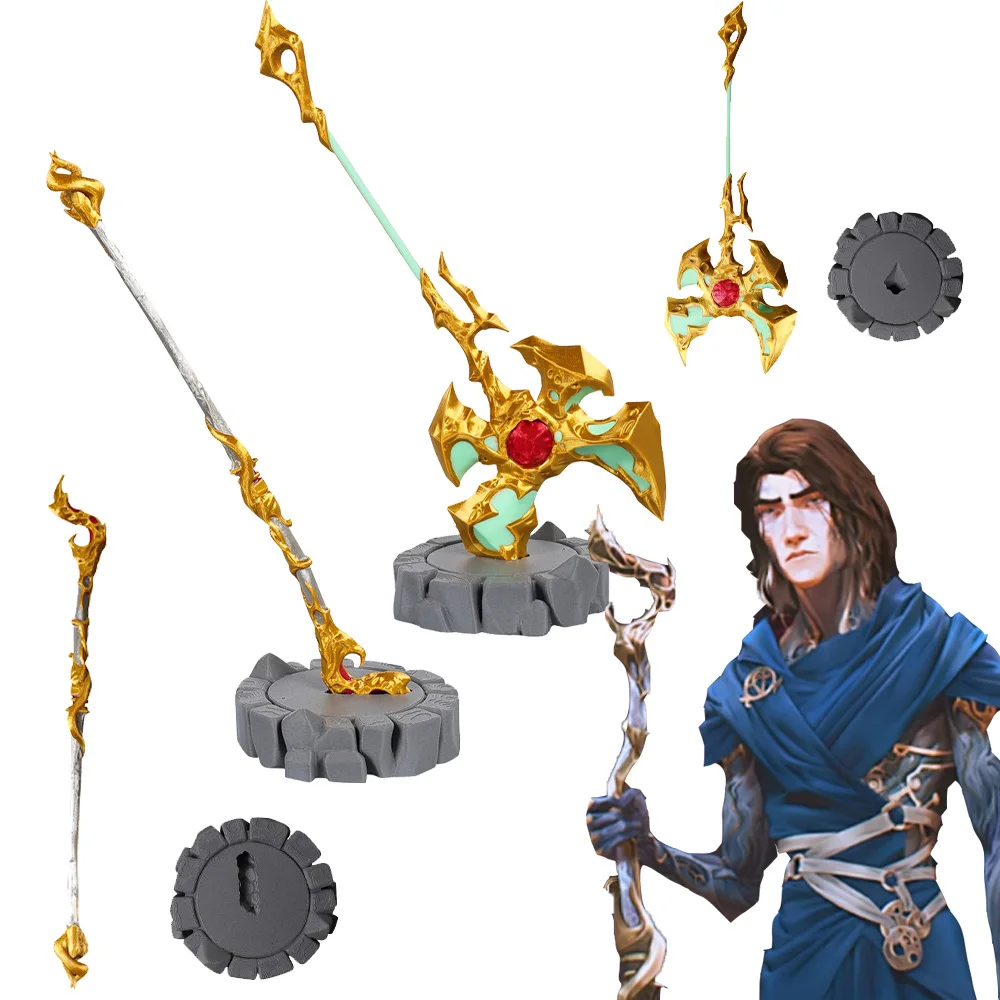

Arcane Victor Jayce Jess Cosplay Hammer Prop Staff Prop Game LOL Costume Accessories Men Outfits Halloween Carnival Party Props