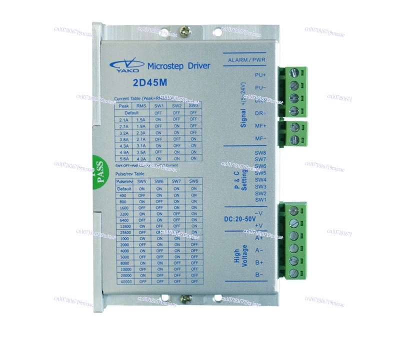 Synchronous belt linear sliding table module research and control subdivision 57 stepper motor driver 2D45M V1.2 genuine