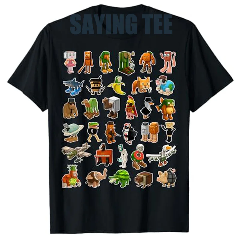 

Italian-Brainrot AI Generated Animals Gen Z Men Women Youth T-Shirt Humor Funny Boys Fashion Kids Tees Y2k Design Graphic Outfit
