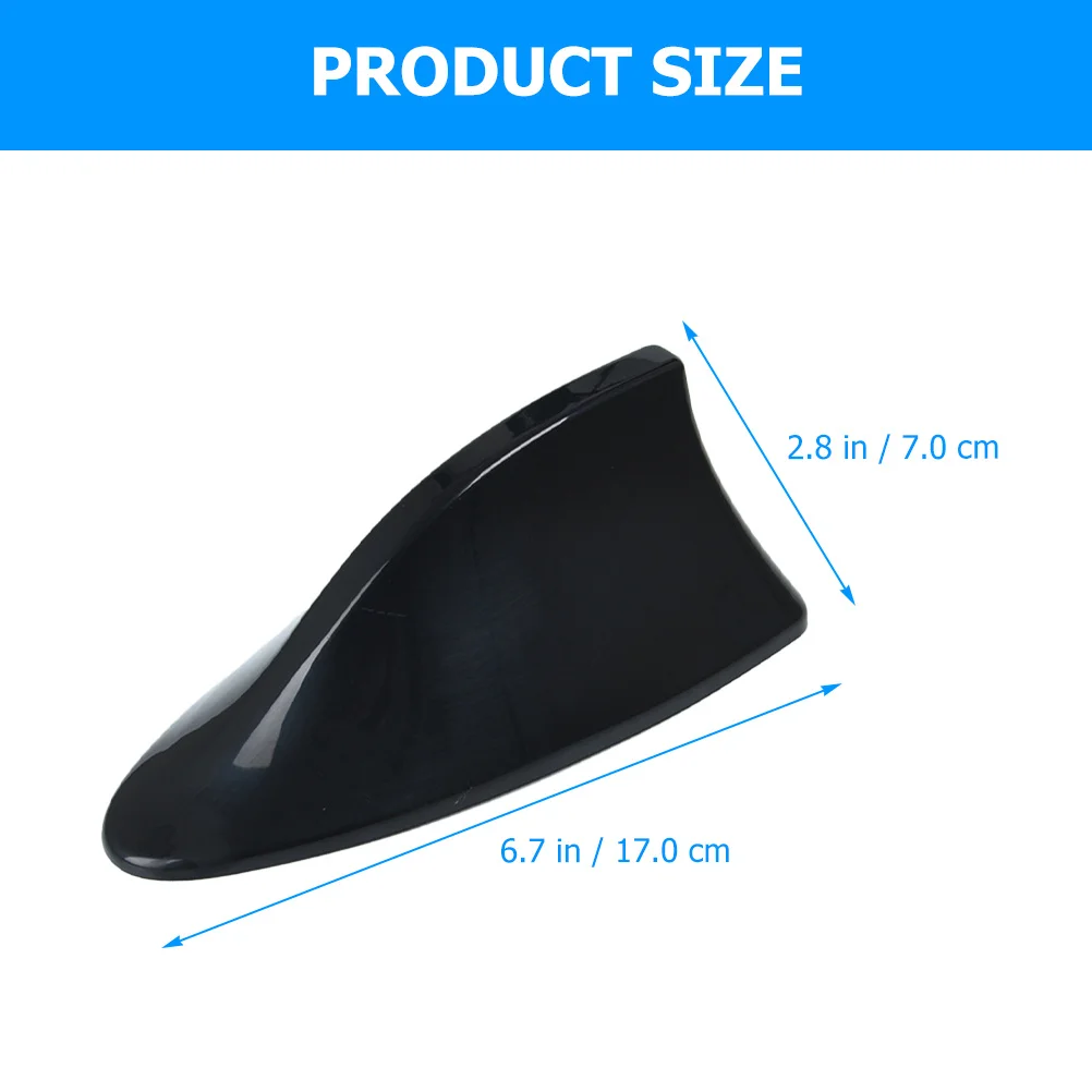 

Shark Fin Antenna Premium Metal ABS Durable Auto Roof Aerial Base for Clear Radio Signal Suv Truck Hatchback Shark Fin Antenna