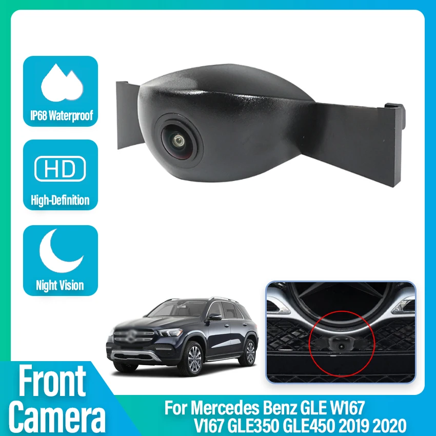 

HD CCD Car Front View Parking Night Vision Positive Logo Camera For Mercedes Benz GLE W167 V167 GLE350 GLE450 2019 2020