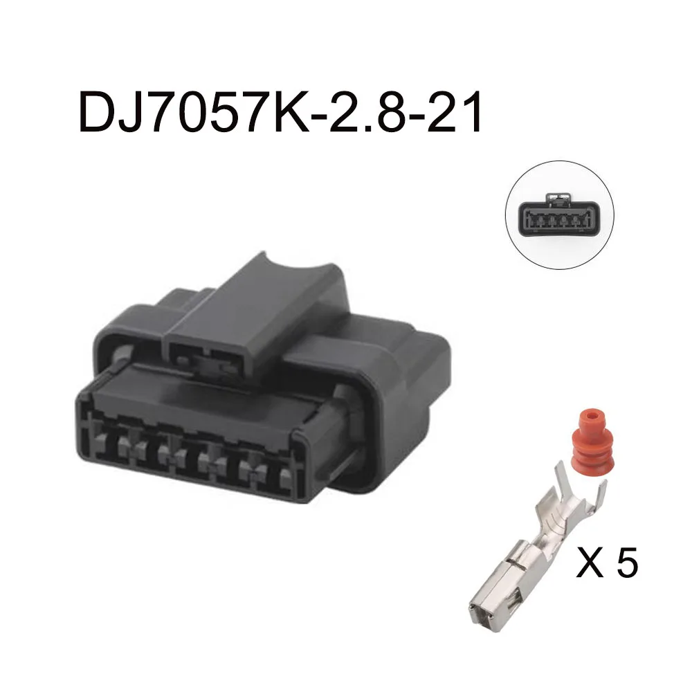 conector impermeavel automatico com selo terminal plugue automotivo soquete masculino da familia dj7057k28 21 pinos 100set 01