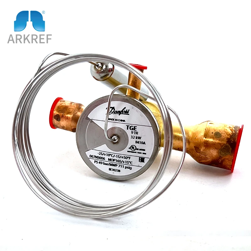

Dan Foss TGE Series Thermostatic Expansion Valve 067N3006 for Water Chillers And Heat Pumps