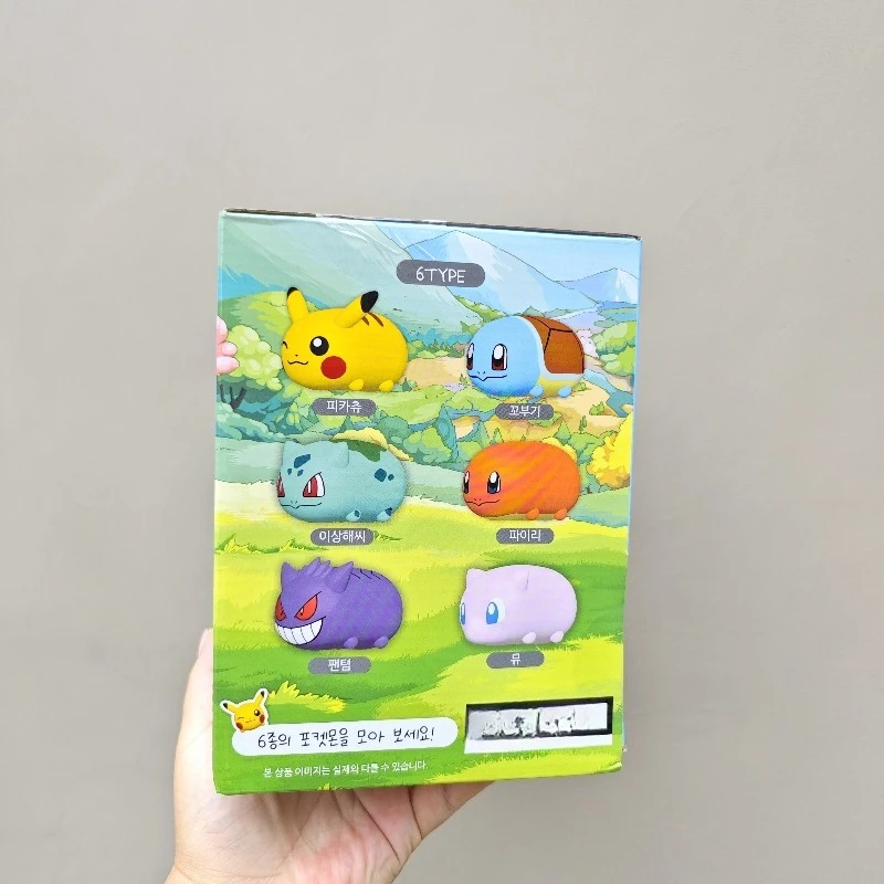 Pokemon Planking Mini caja ciega de juguete personajes de dibujos animados de Anime Pikachu Gengar Bulbasaur Mew figuras coleccionables de escritorio