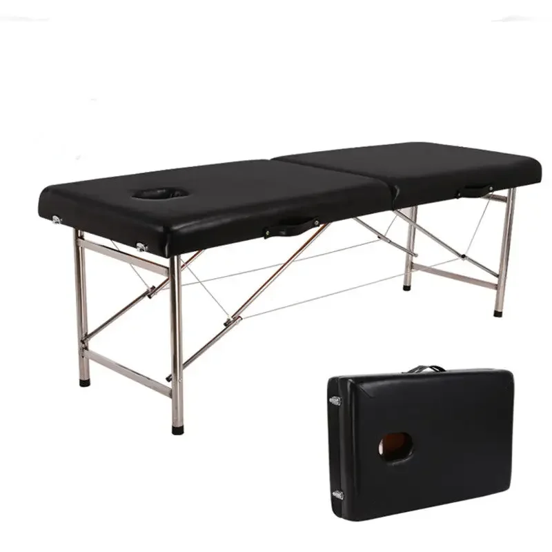 Household Portable Massage Table Fold Cervical Spine Multi-functional Design Massage Bed Space-saving Meuble Salon Furniture
