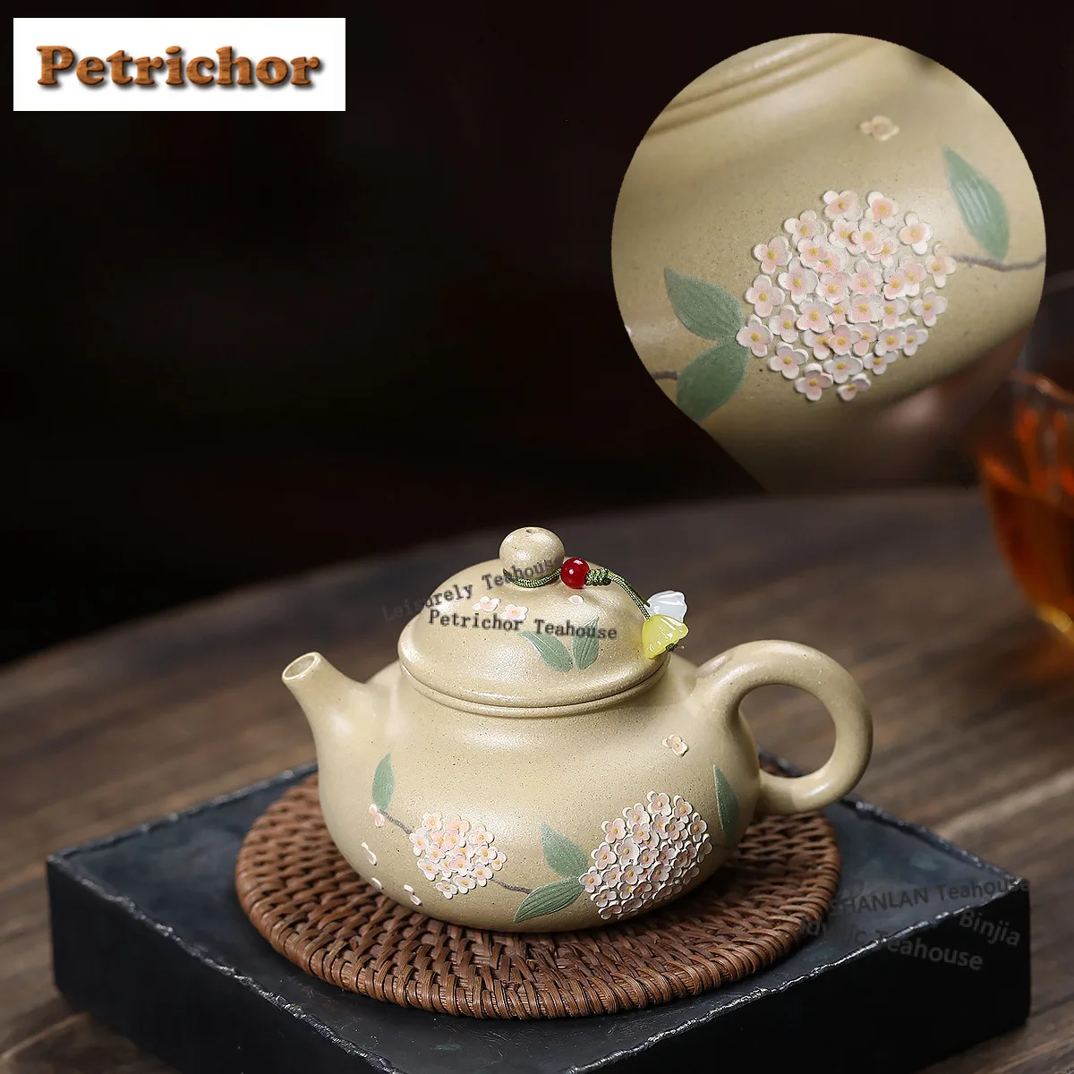 

190 мл древние фиолетовые глиняные чайники Исин, горшок ручной работы для ронгуатов, сырая руда, зеленая грязь, чайник, чайный сервиз Zisha, чайная посуда, подарок