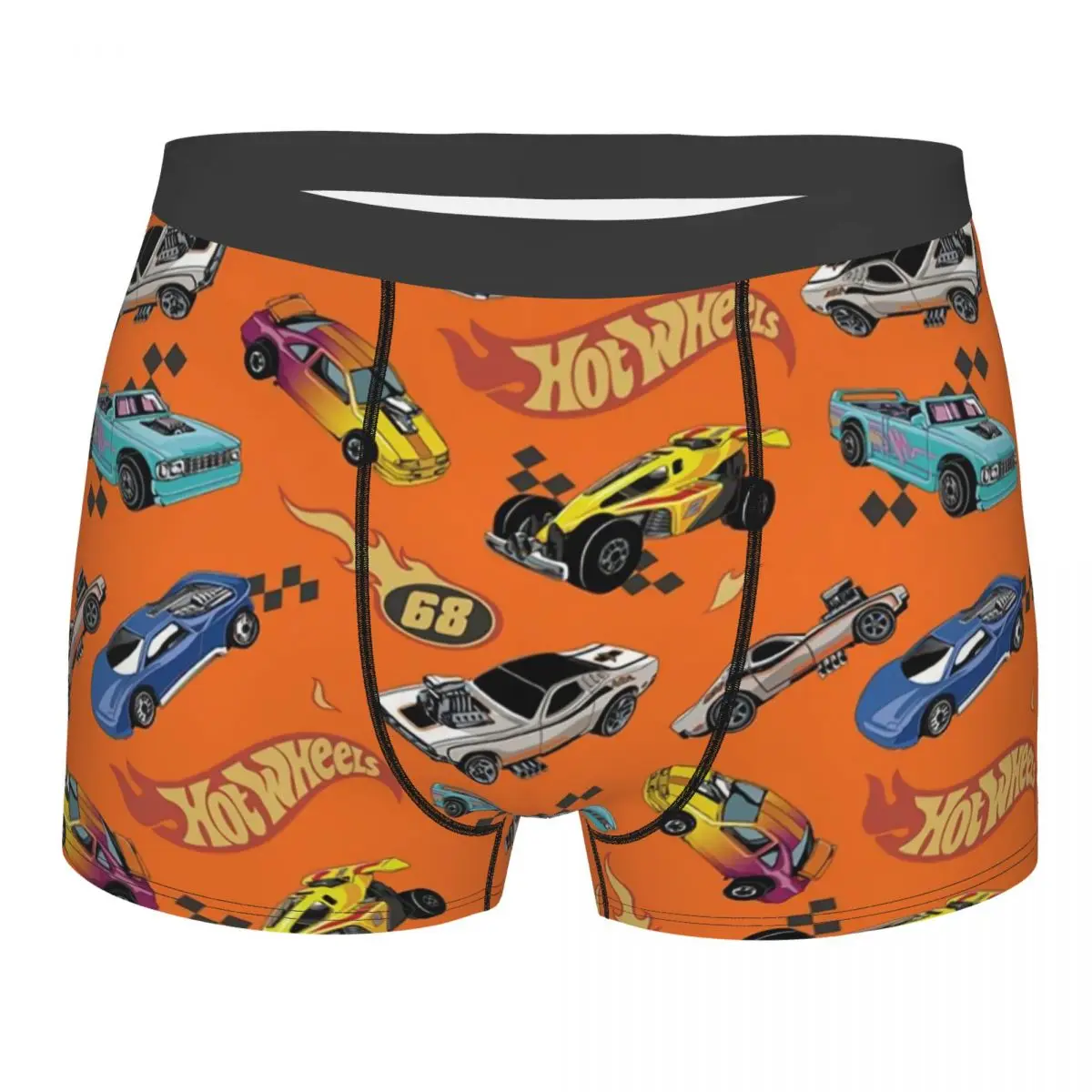 

Custom Lightning Mcqueen Cartoon Cars Underwear Men Stretch Boxer Briefs