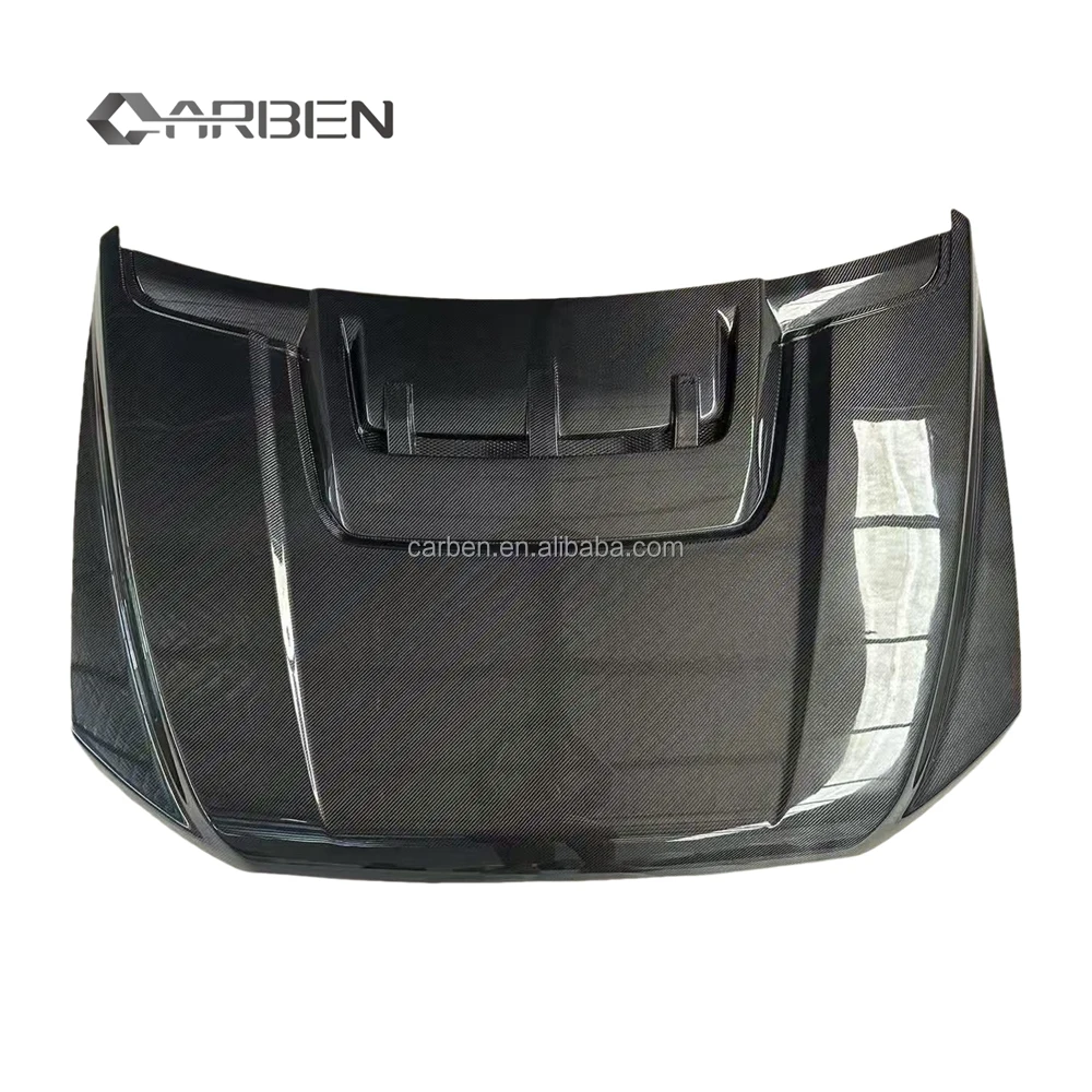 

Капот из углеродного волокна для Ford Raptor F150 3-го поколения — легкая крышка двигателя с аэродинамическим дизайном