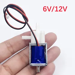 DC 6V 12V 24V Two-position Three-way N/C N/O Electric Solenoid Valve Micro Gas Air Flow Control Valve
