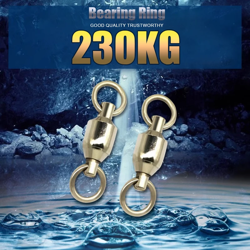 2024 SeaKnight Stainless Steel Fishing Connector 10pc/1bag Metal Swivels Powerful 230KG Connecting Ring Sea Fishing Swivels Snap