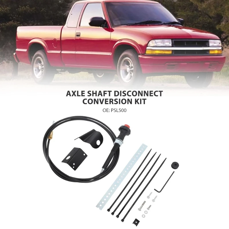 Heavy Duty Differential Cable Lock Axles Shaft Disconnect Conversion Kit Seamless Engagement for S15 4WD 83-2003 PSL500